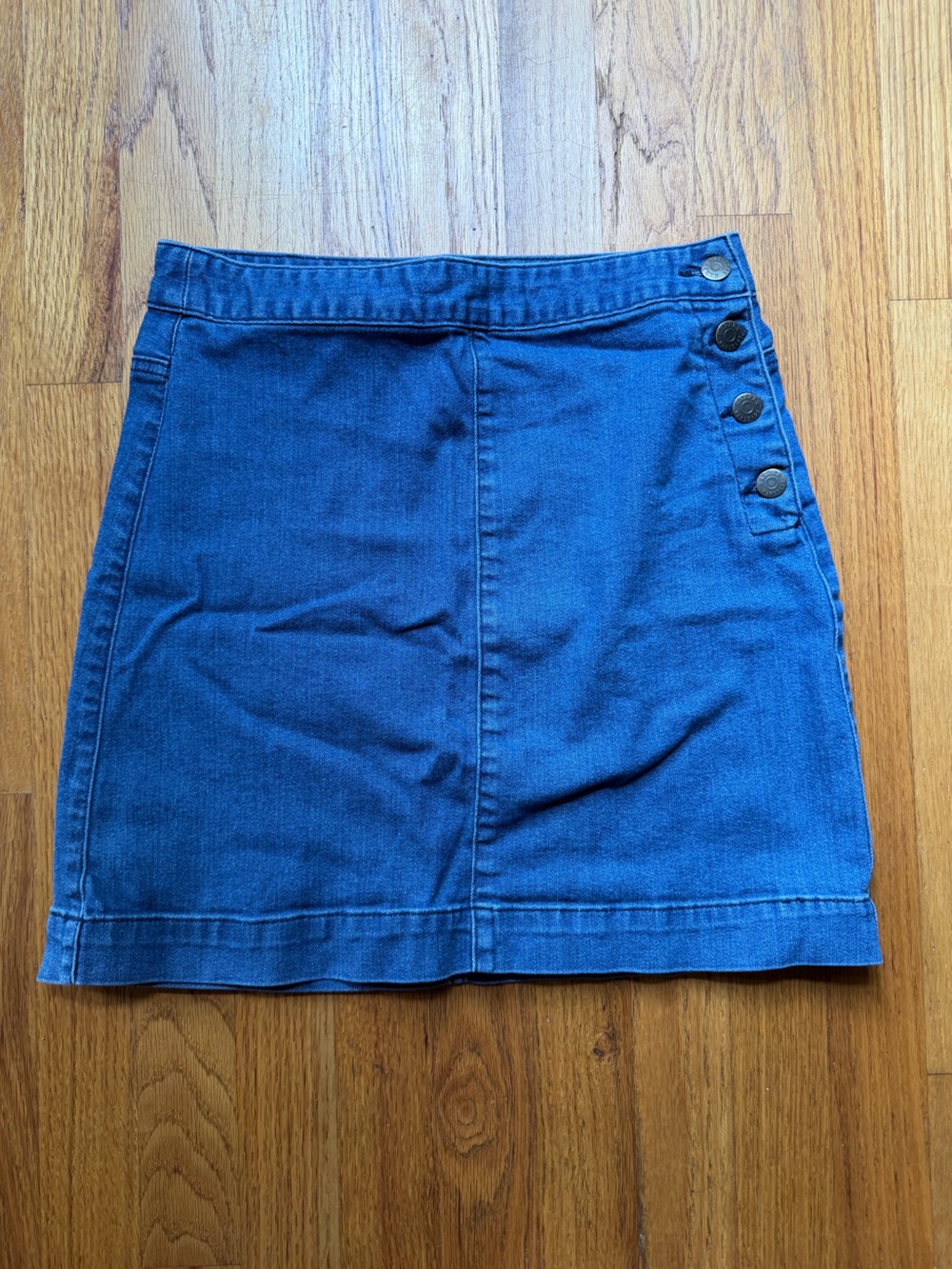 Harper Heritage denim mini skirt